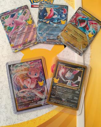 Lotto carte Pokemon 30° anniversario