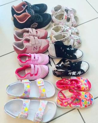 Lotto scarpe Bimba dal 25 al 34