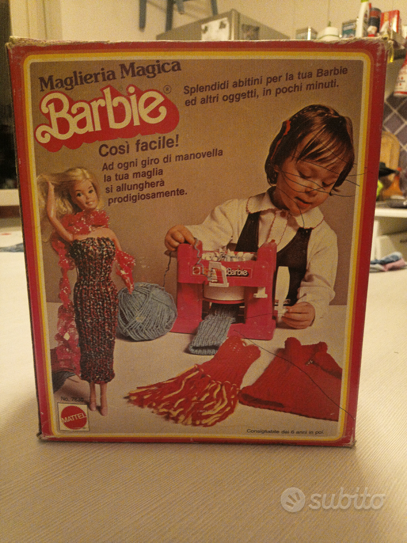 Maglieria magica barbie vintage 1974