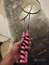 due racchette badminton