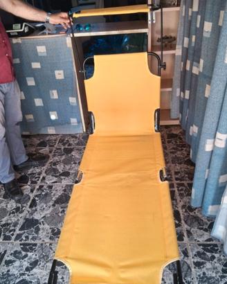 Lettino mare con parasole