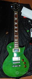 ESP LTD 256 FM see thru green