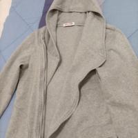 felpa uomo con cappuccio e zip asimmetrica marca"Z