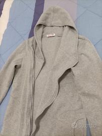 felpa uomo con cappuccio e zip asimmetrica marca"Z