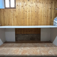 Scrivania Bianca Anni ‘60 Olivetti