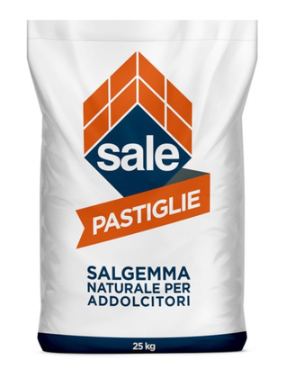 Sale per addociltore 25kg in pastiglie