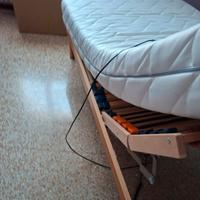 Letto elettrico a doghe motorizzate 