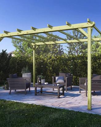 Terralis - Pergola da Giardino 3x4 in Legno