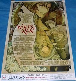 WOLF'S RAIN poster originale giapponese 73x103 cm