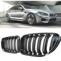 GRIGLIE BMW SERIE 6 F06 F12 F13 LOOK M6 NERO LUCID