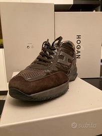 Sneakers Hogan New Interactive colore marrone