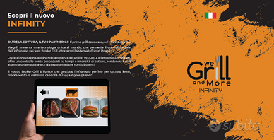 Griglia elettrica professionale infrarossi Wegrill