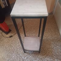 Colonna in ferro legno