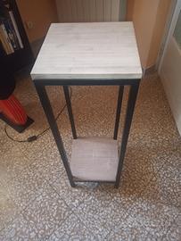 Colonna in ferro legno