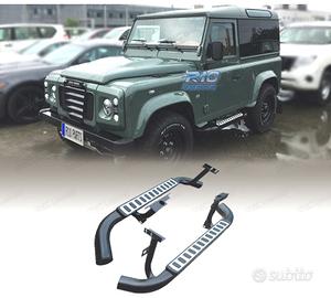 PIASTRETTI PEDANE LAND ROVER DEFENDER 90 ARGENTO 8