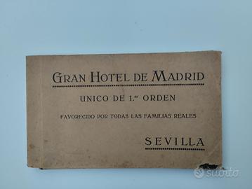 Cartoline antiche Grand Hotel de Madrid a Siviglia