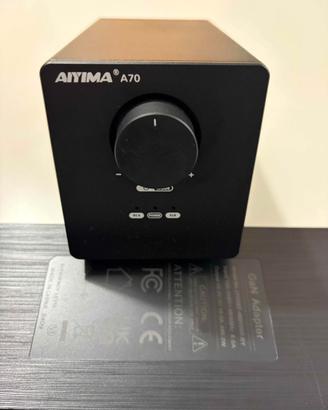 Amplificatore Aiyima A70 Alimentatore GaN 480W 10A