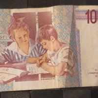Banconota 1000 lire anno 1990