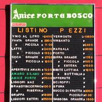 Anice Forte Bosco listino prezzi preziaio NOS
