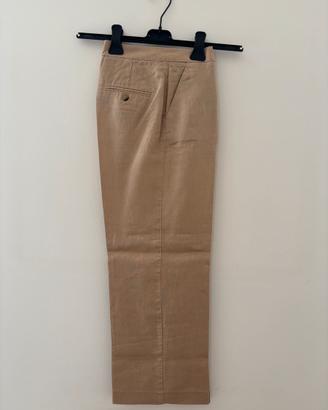 Pantalone donna Stefanel 100% lino taglia 38