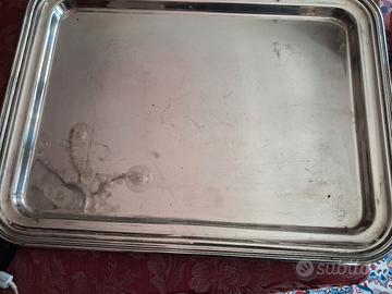 vassoio silver plated