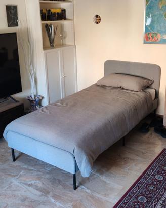 Letto singolo Ikea Slattum + materasso Vestmarka