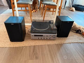 impianto Yamaha + Technics giradischi