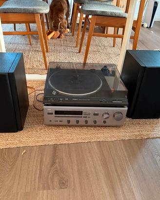 impianto Yamaha + Technics giradischi