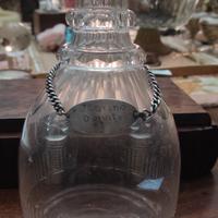 decanter in cristallo molato 