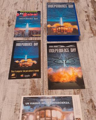 INDEPENDENCE DAY VHS ANNI '90 VINTAGE CASSETTA
