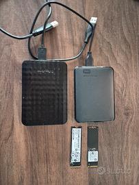 HDD E SSD M2 FUNZIONANTI