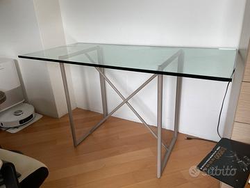 Tavolo scrivania vetro