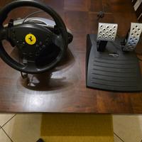 Volante e pedaliera trustmaster