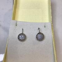 Orecchini argento con pietra dura NUOVI