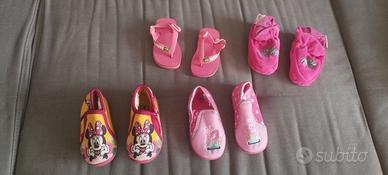 scarpe e pantofoline bambina misura 21/22