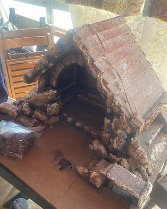 Grotta grande per presepe