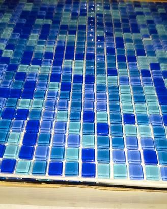 mosaico mix blu rete