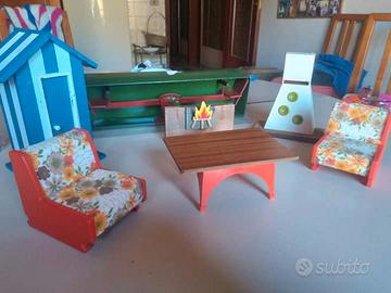 mobili bambole vintage 