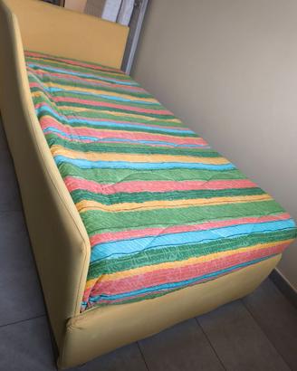 Struttura letto con letto estraibile