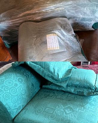 Divano 3 posti + Poltrona Nuovi con cuscini