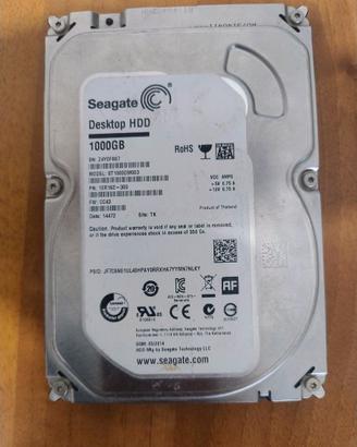 HDD 1TB 3.5" SATA - USATO