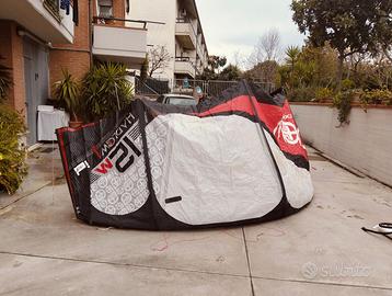 vela Kite surf hadlow flexfoil 12mt
