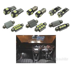 KIT 16 LAMPADE LED INTERNE PER VOLKSWAGEN VW GOLF 