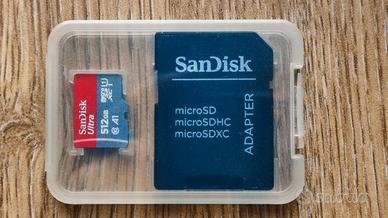 Micro SD SanDisk Ultra 512GB originale in garanzia