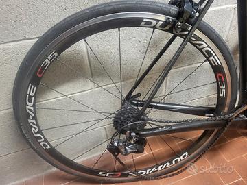 ruota posteriore dura ace c35 corpetto schimano10v