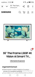 Tv Samsung 55 pollici 