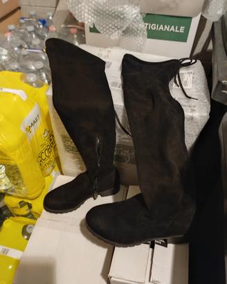 STIVALI NERO DONNA SOVRA GINOCCHIO 