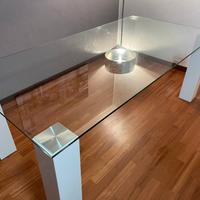 Tavolo Cristallo Chateau d'Ax 200x100x77h