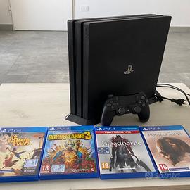 PS4 Pro 1To + 1 controller + 4 videogiochi