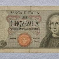 Banconota 5000 Lire “Colombo” - I tipo